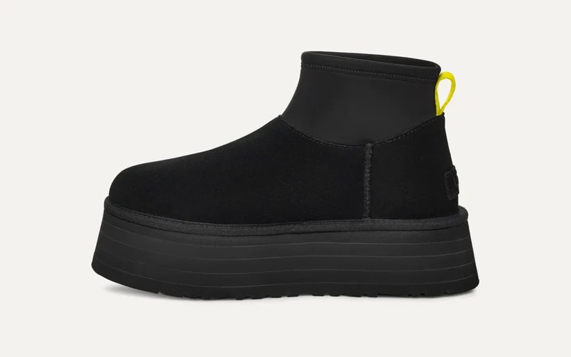 Ghete Dama, UGG, Classic Mini Dipper 1168170-BLK